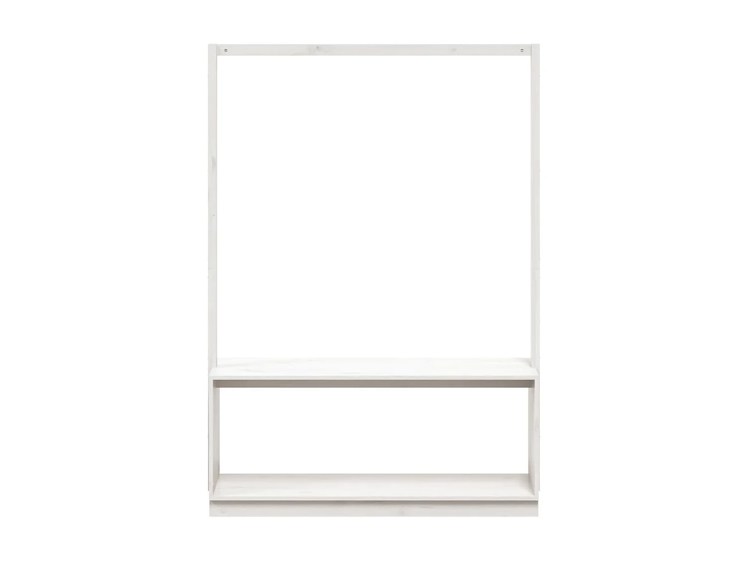 Porte-vêtements et rangement des chaussures bois massif de pin WVGQ9637