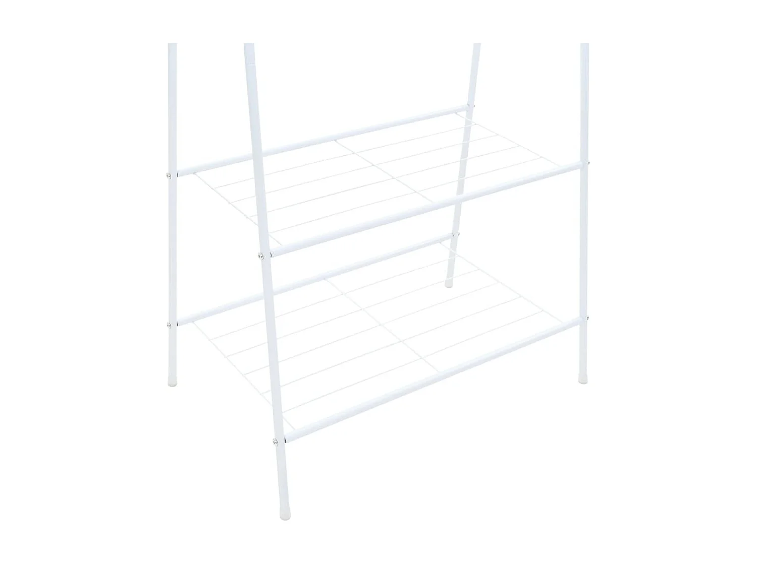 Suporte para roupas 59x35x150 cm branco PT628223