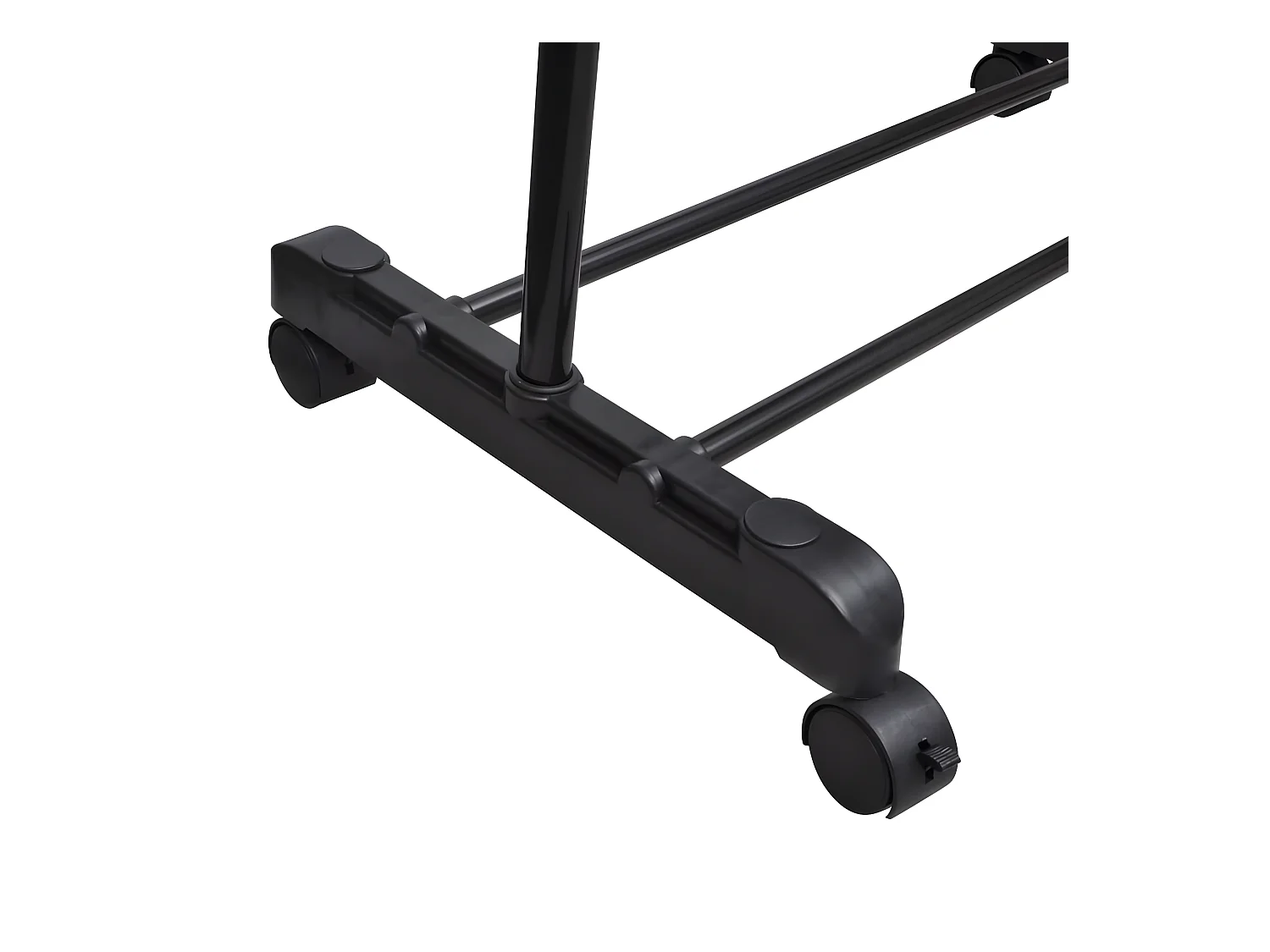 Cabide para roupas ajustável 4 rodas 1 varão PT551238