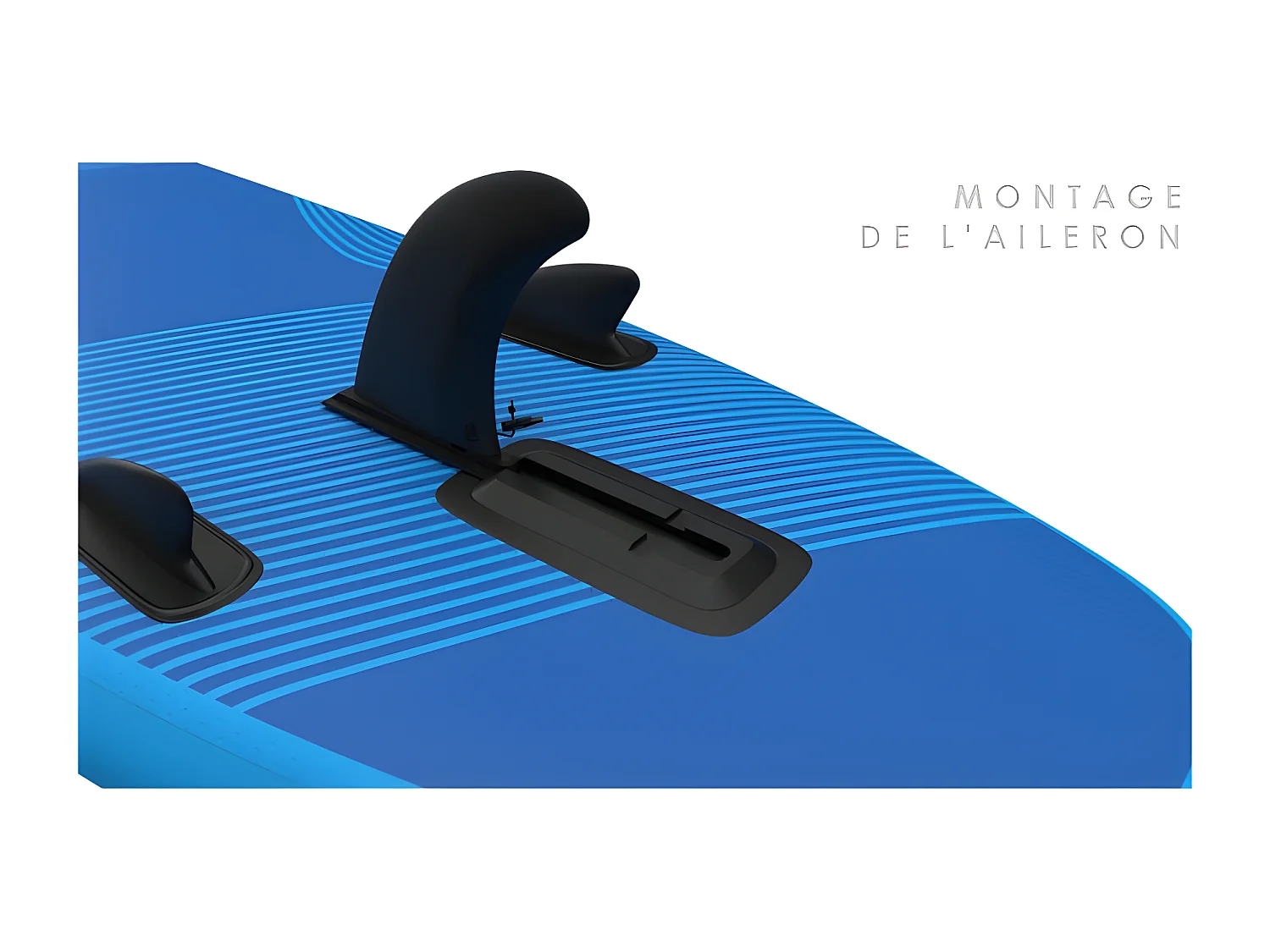 Dérive - Aileron central amovible pour Stand Up Paddle