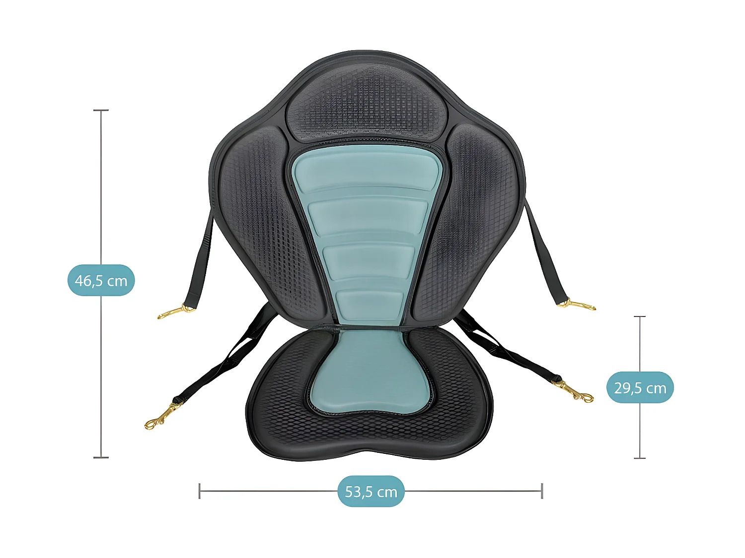 Siège de Kayak ADRN universel pour Planche de Stand Up Paddle 29,5 x 53,5 x 46,5 cm