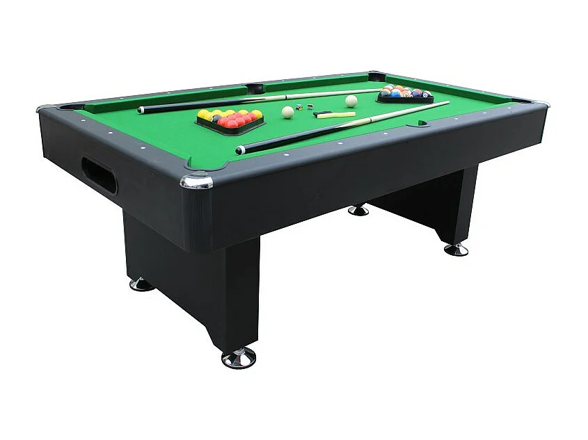 Billard Américain convertible Table dinatoire - 212 x 118 x 86 cm - Retour de boules automatique et Accessoires inclus