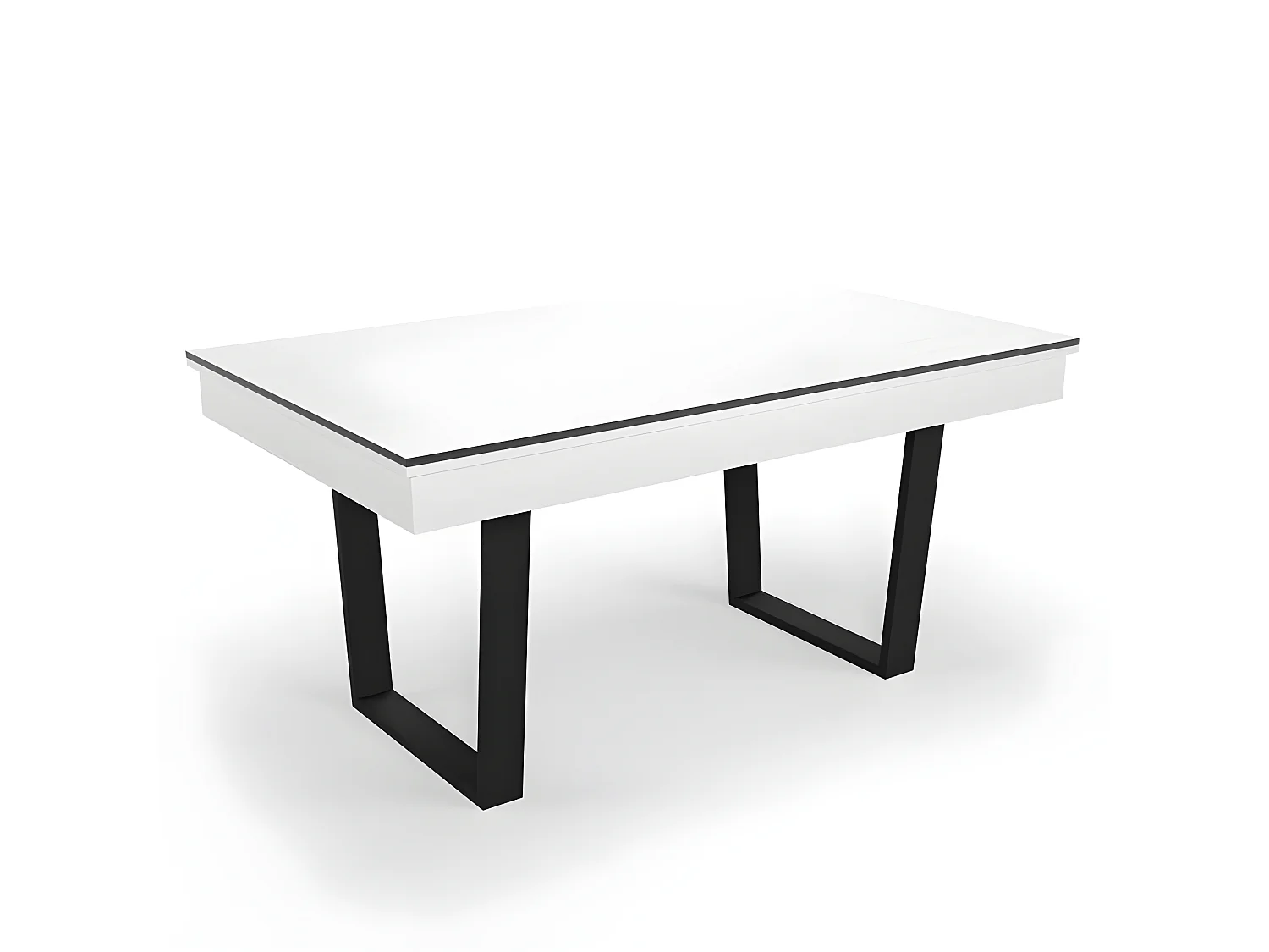 Billard Américain Convertible en Table à manger 4/6 personnes 185 x 104 x 82 Cm - Horizon