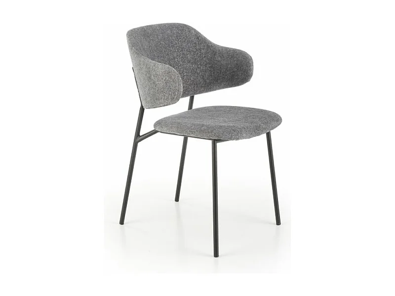 Krzesło tapicerowane K497 szare