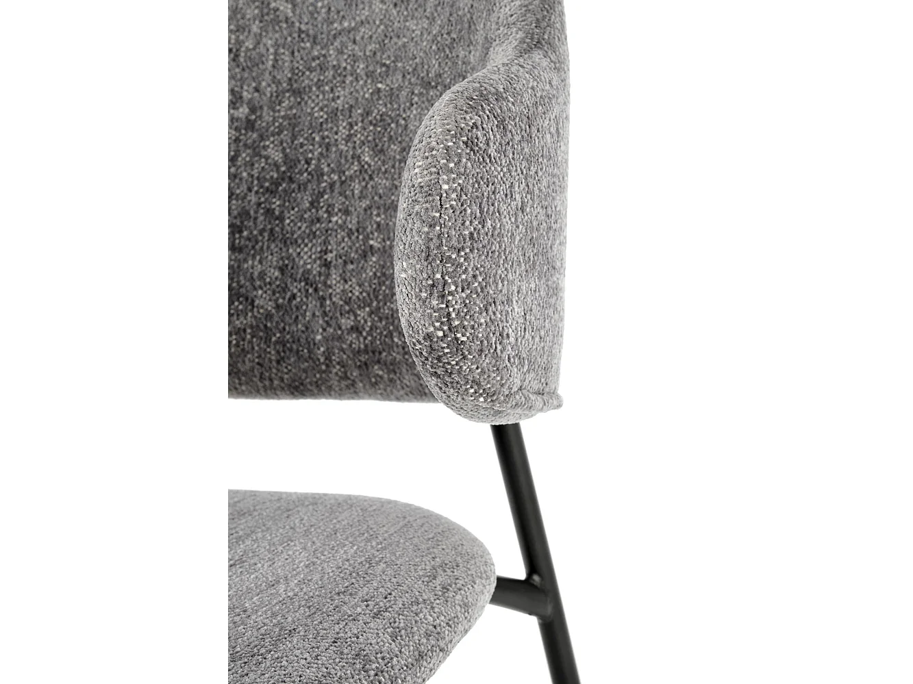 Chaise en acier 52x82 cm