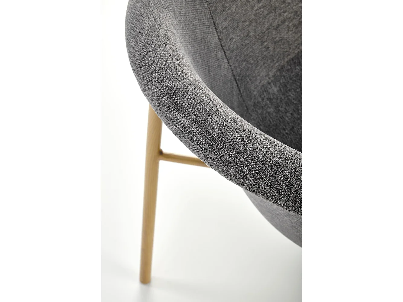 Krzesło tapicerowane K489 szare