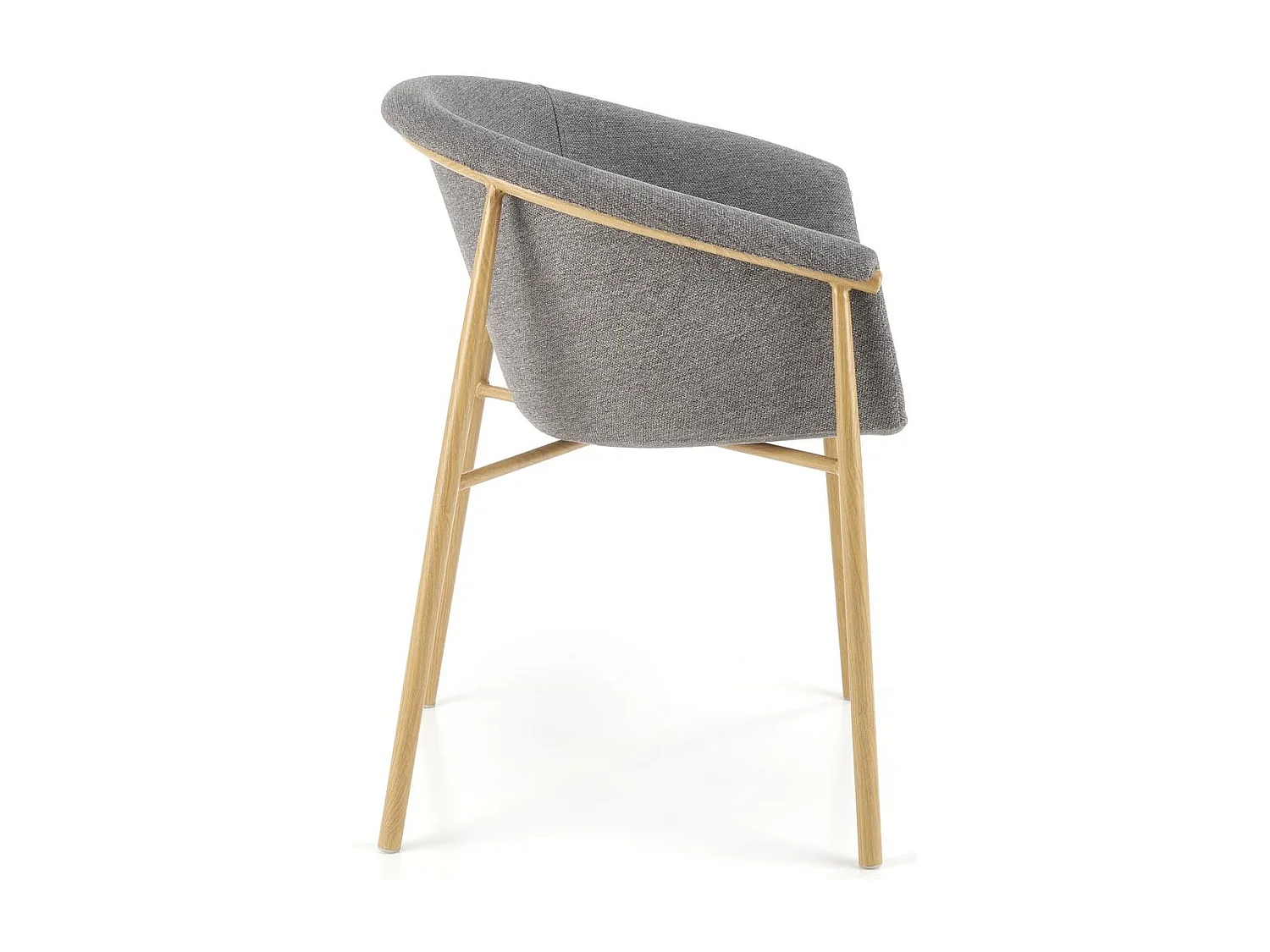 Krzesło tapicerowane K489 szare