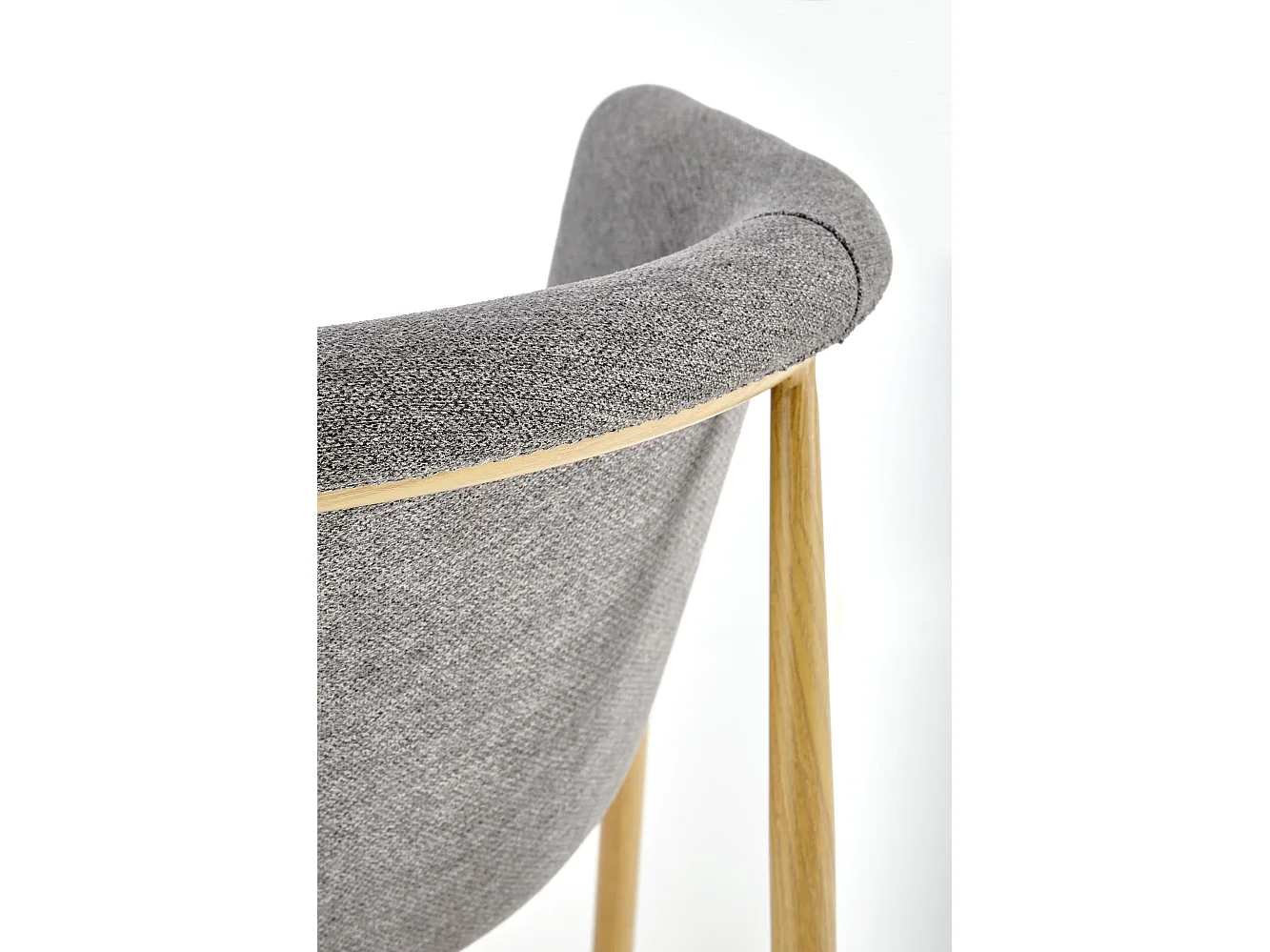 Krzesło tapicerowane K489 szare