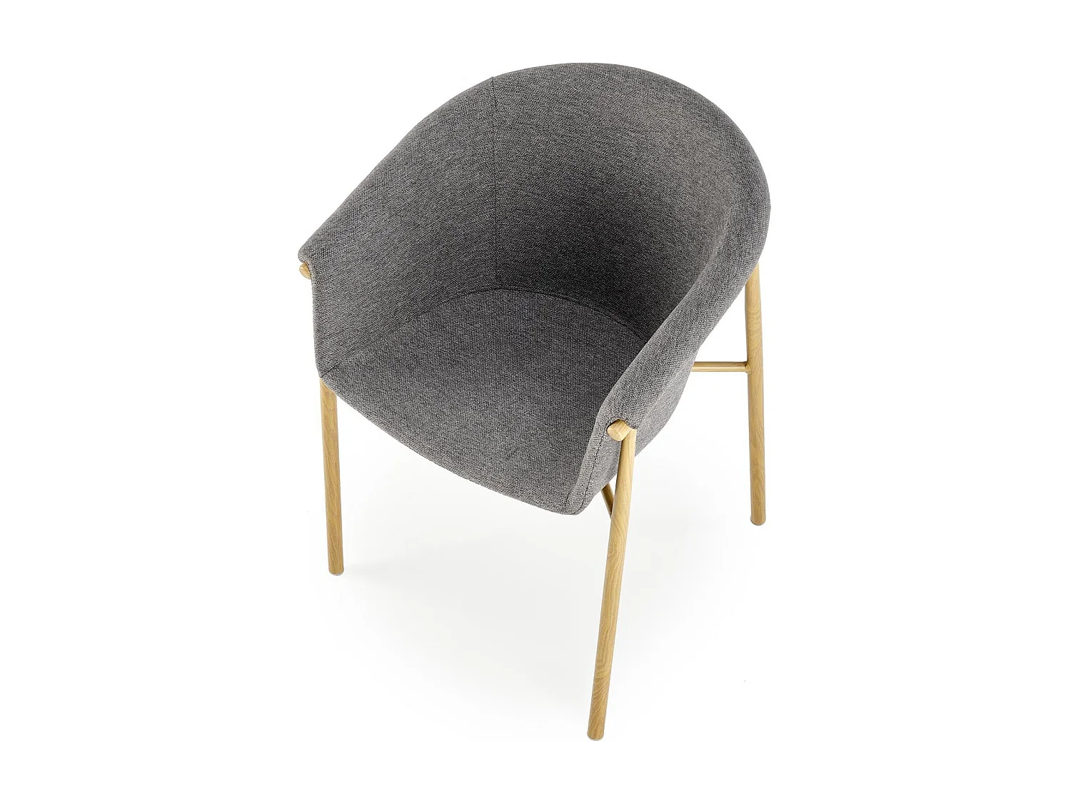 Krzesło tapicerowane K489 szare