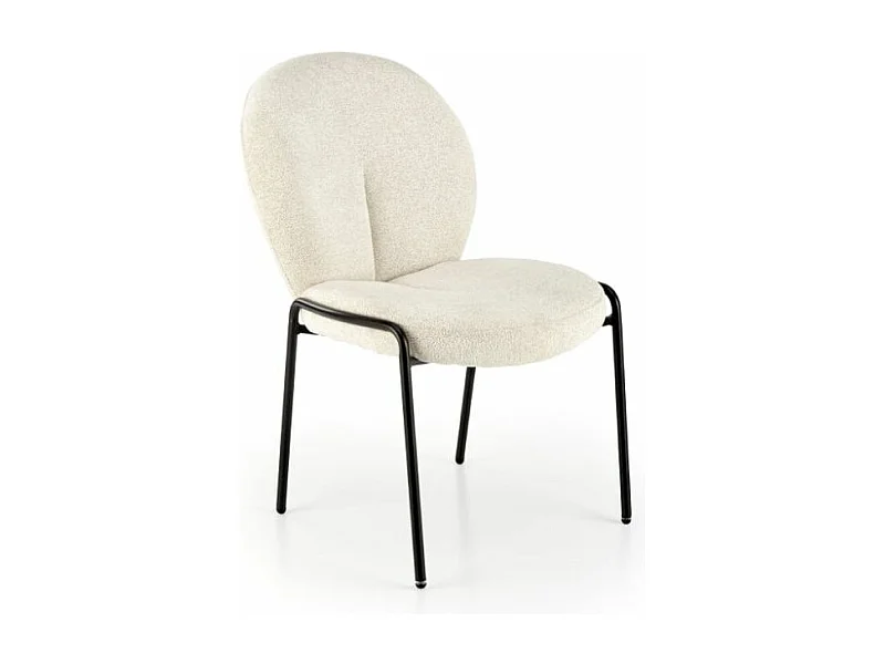 Krzesło tapicerowane K507 kremowe