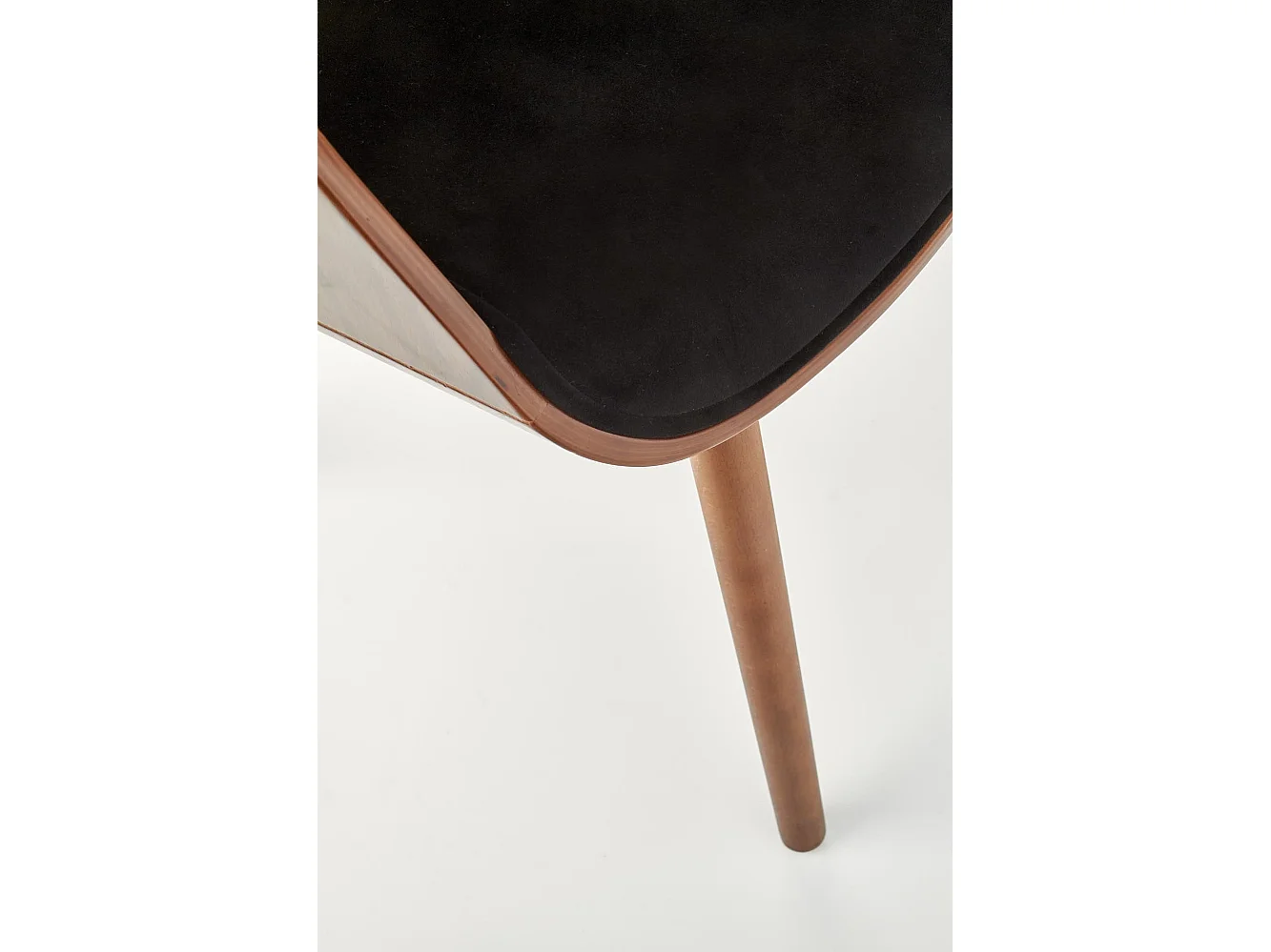 Stuhl aus Holz/Stoff 56 x 77 cm