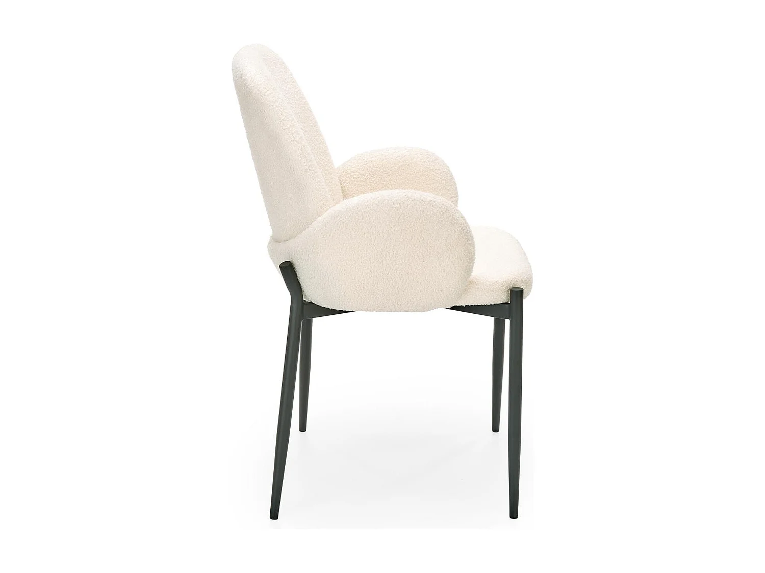 Krzesło tapicerowane K477 kremowe