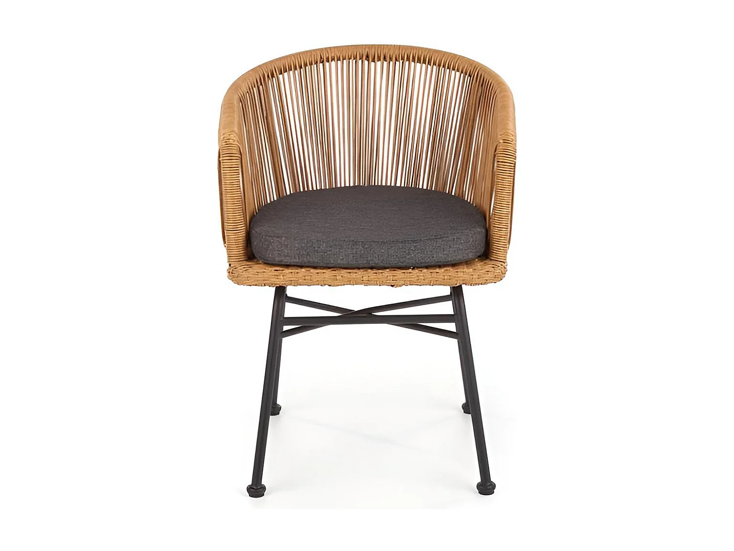 Chaise K400/Rotin/Marron