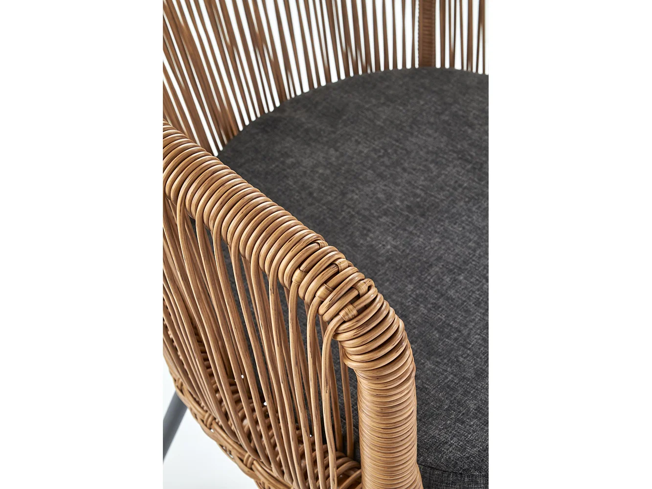 Chaise K400/Rotin/Marron