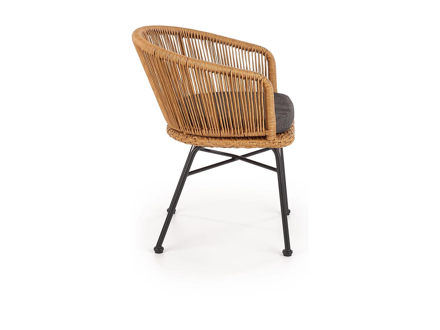 Chaise K400/Rotin/Marron