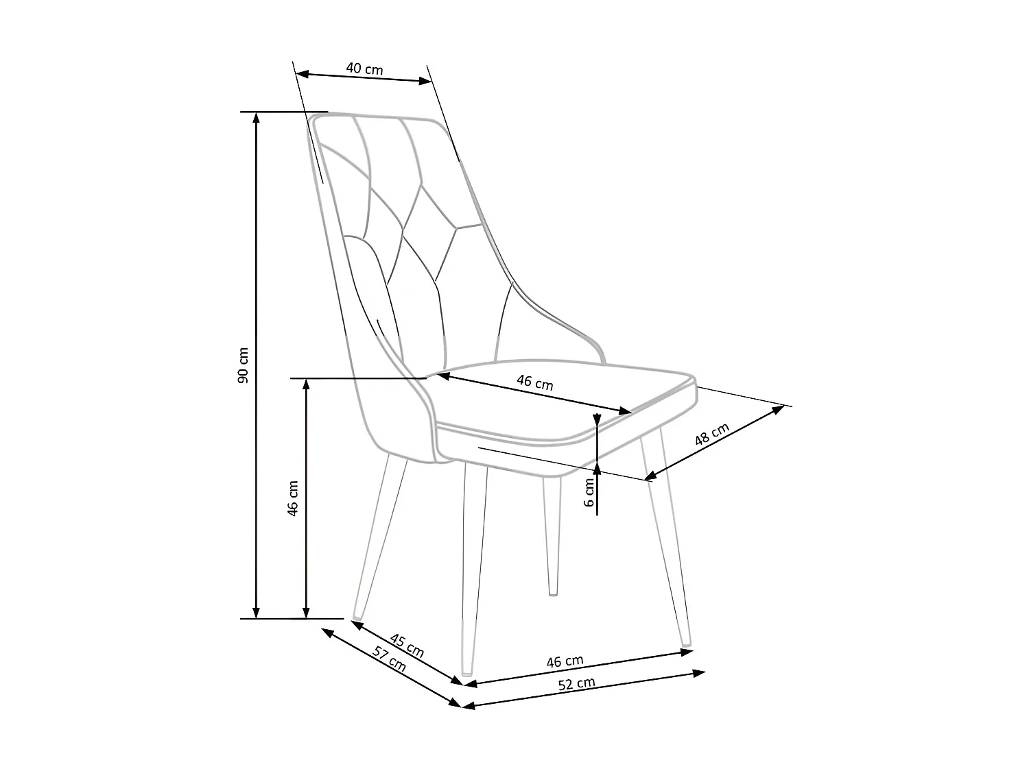 Stuhl K365/Türkis/Grau/Schwarz/Rot/