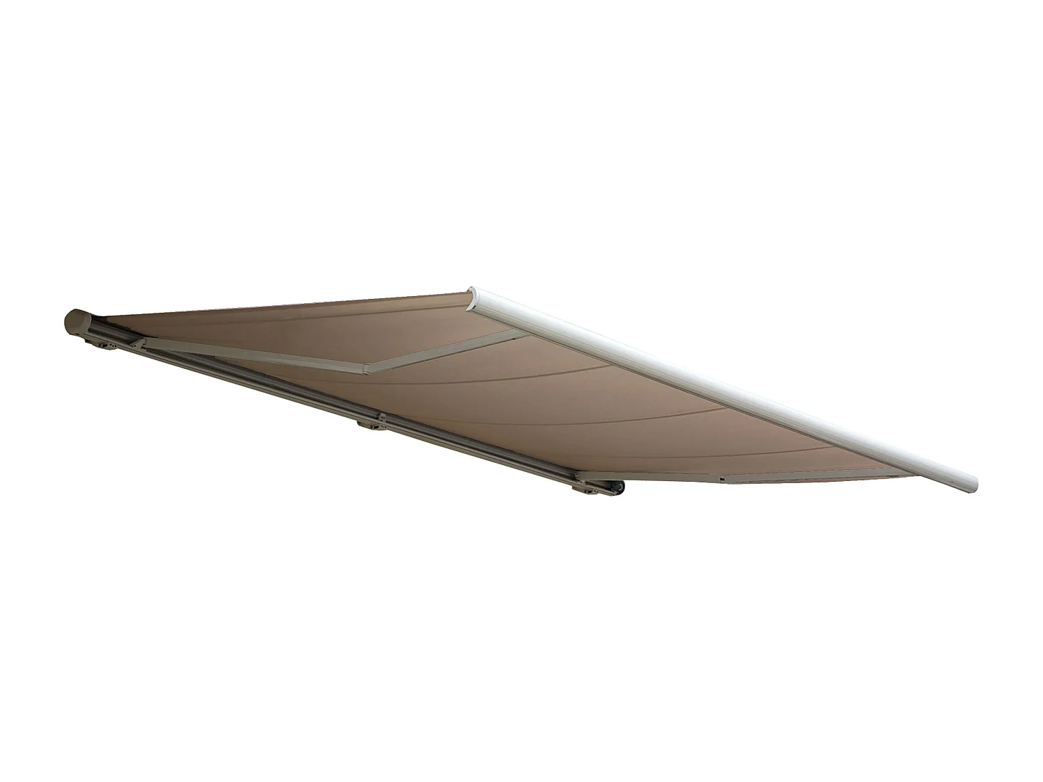 Elektrische Kassettenmarkise H124, Polyester Sand