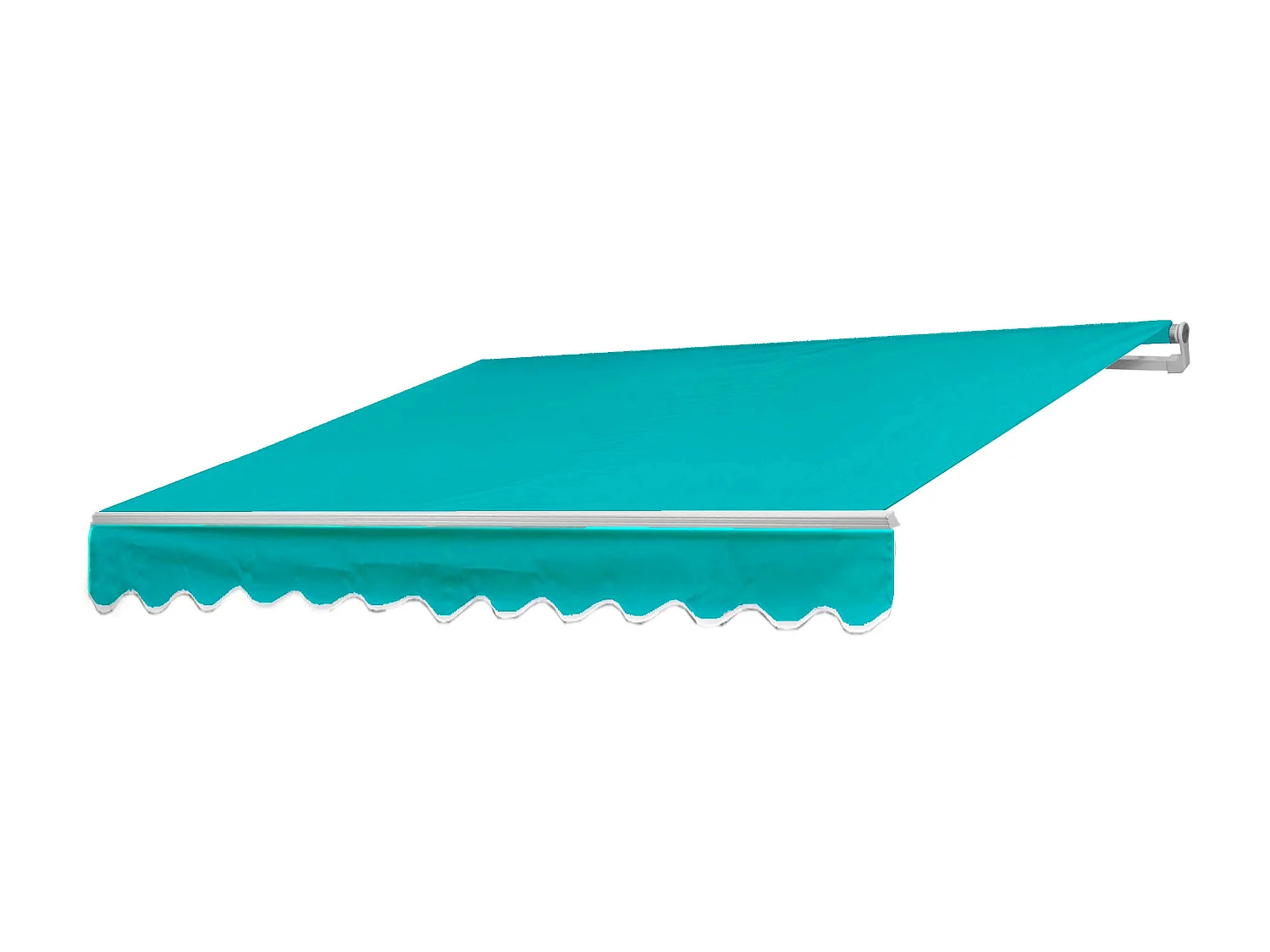 Alu-Markise H792, Polyester, Türkis
