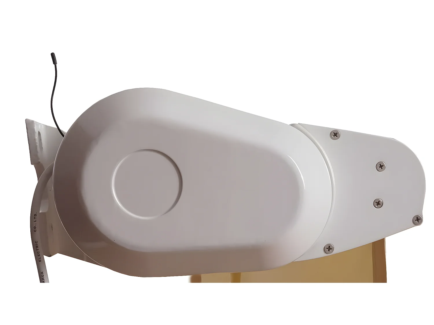 Kassetten-Markise H124 Volant ausfahrbar, Polyester Creme