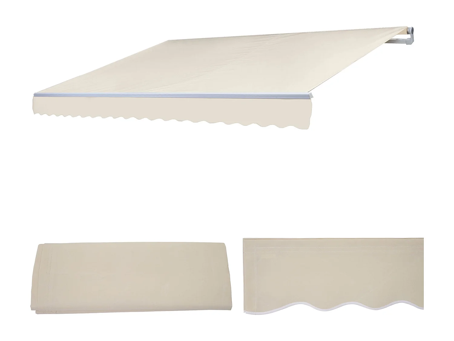 Ersatz-Bezug für Markise H791, Polyester Creme