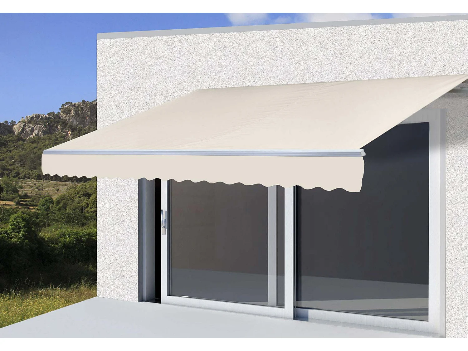 Ersatz-Bezug für Markise H791, Polyester Creme