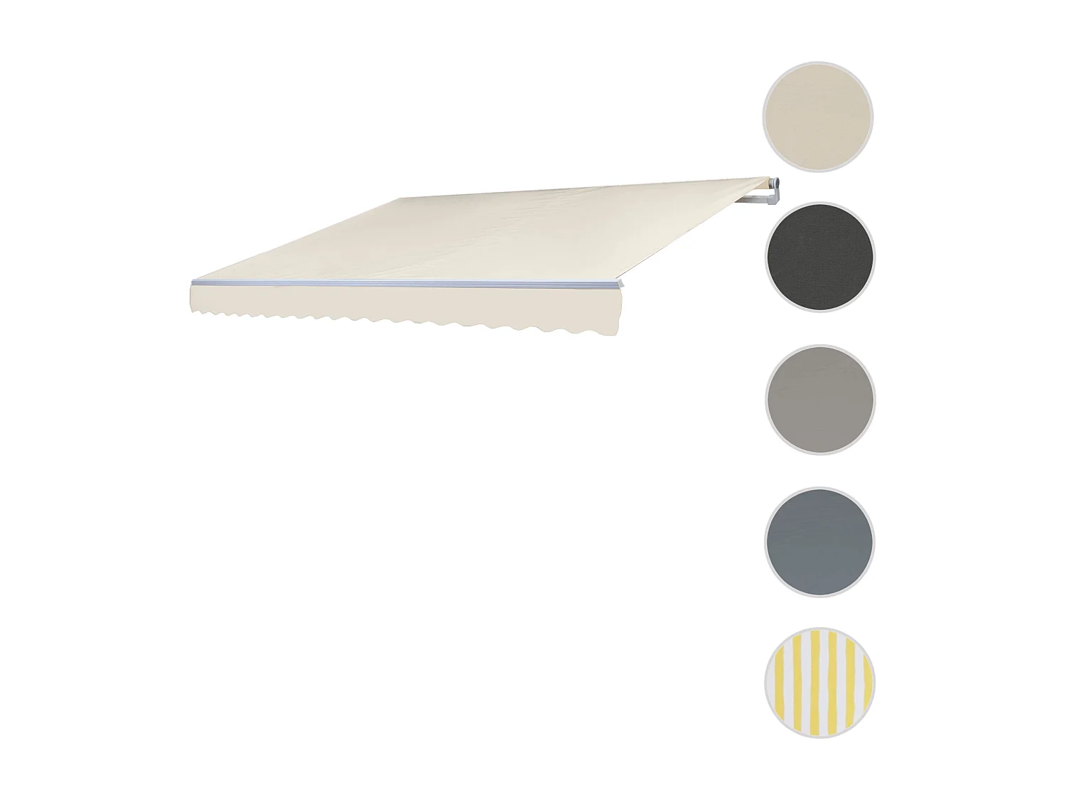 Ersatz-Bezug für Markise H791, Polyester Creme