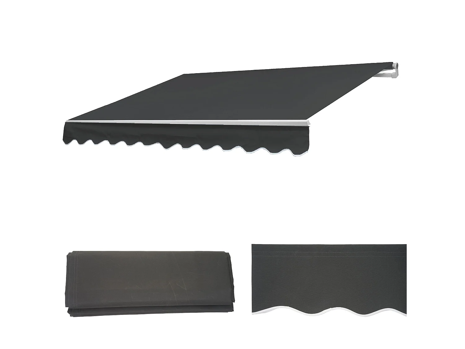 Ersatz-Bezug für Markise H791, Polyester anthrazit