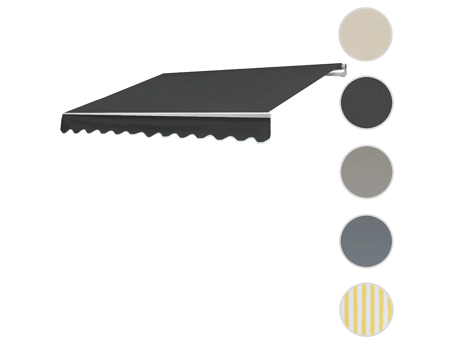 Ersatz-Bezug für Markise H791, Polyester anthrazit