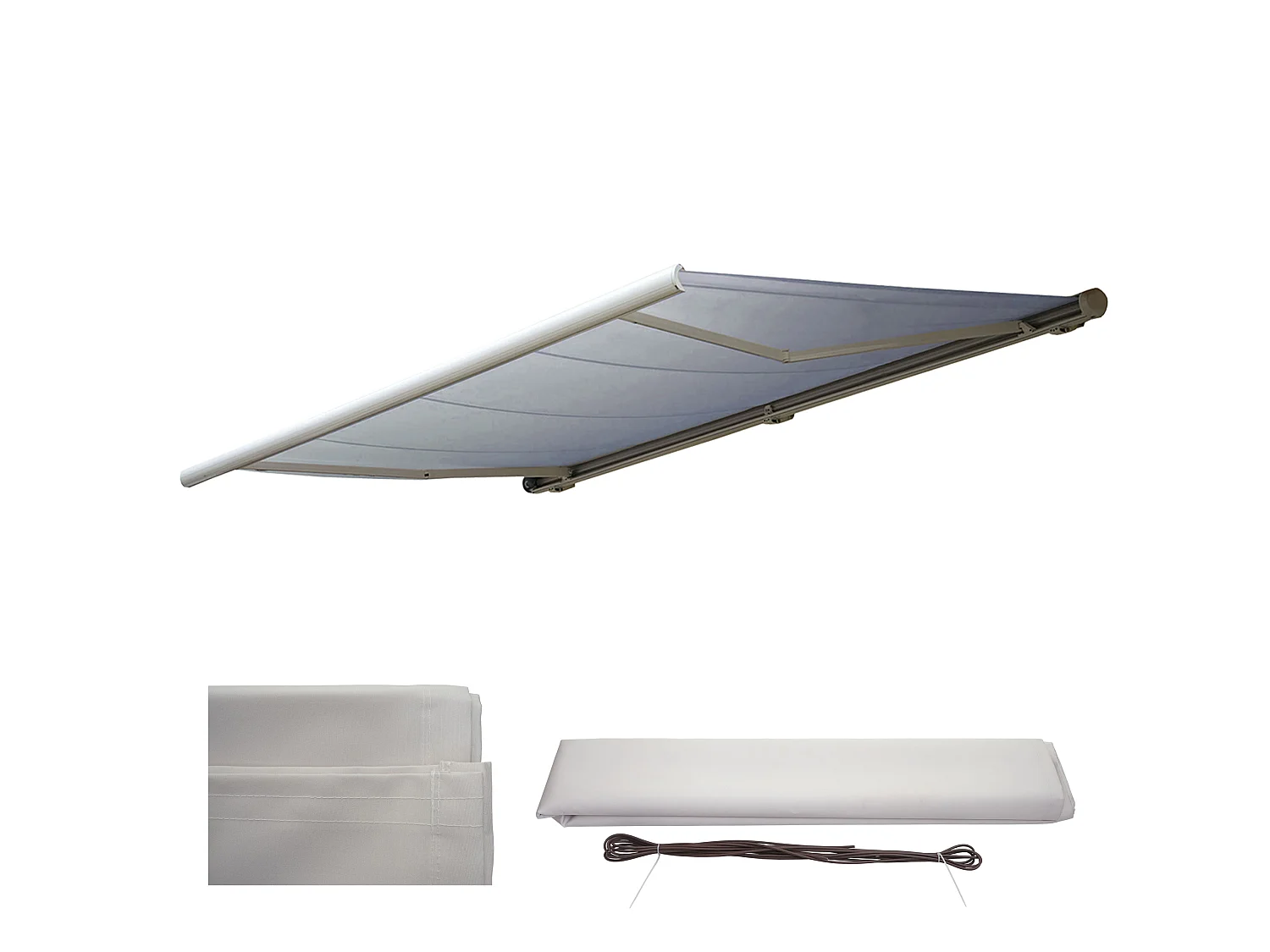 Ersatz-Bezug für Markise H124, Acryl Creme