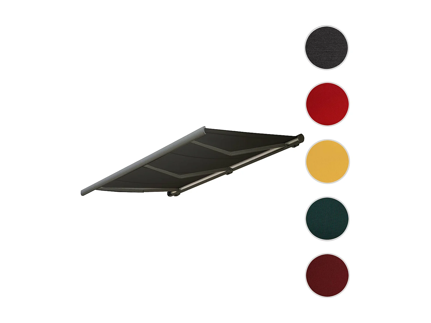 Vervangingshoes voor luifel H123,  Polyester antraciet