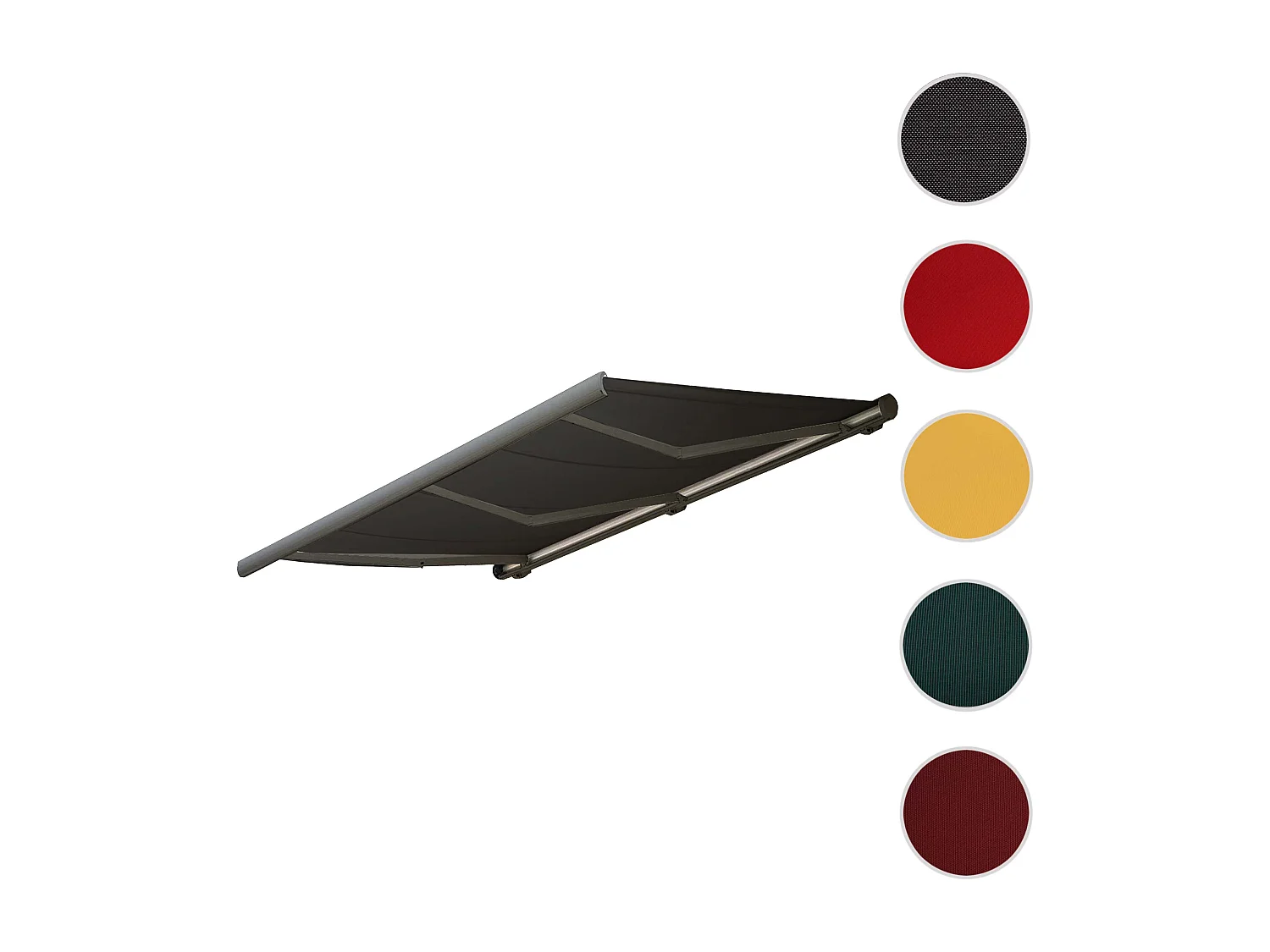 Wymienne poszycie do markizy H123,  Poliester antracytowy