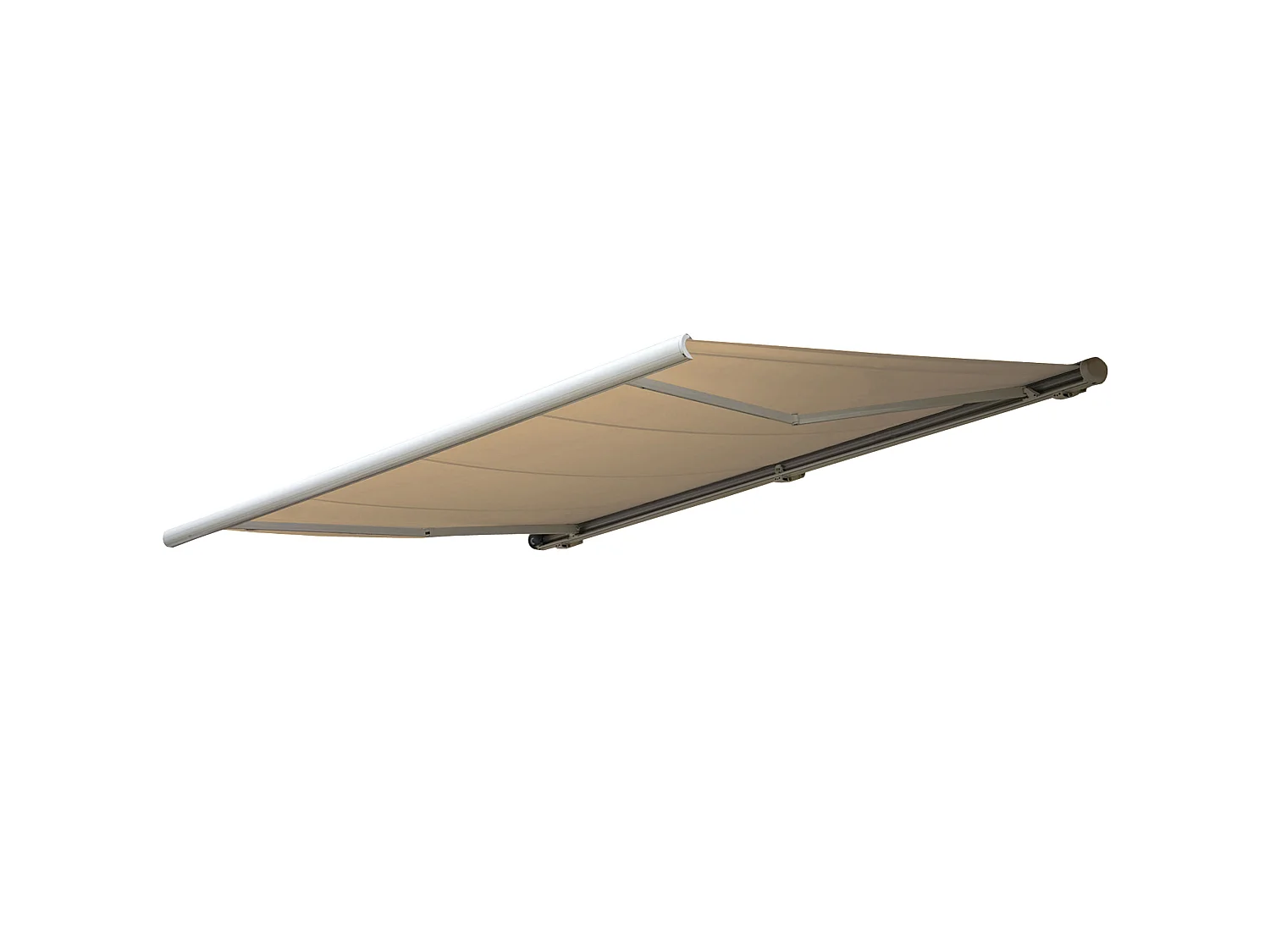 Elektrische Kassettenmarkise H123, Polyester Creme