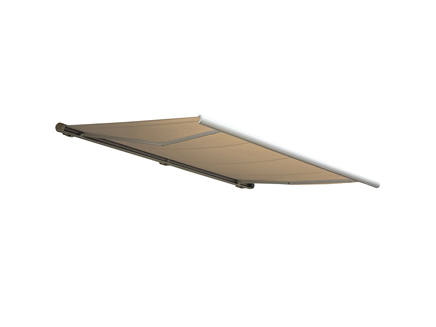 Elektrische Kassettenmarkise H123, Polyester Creme