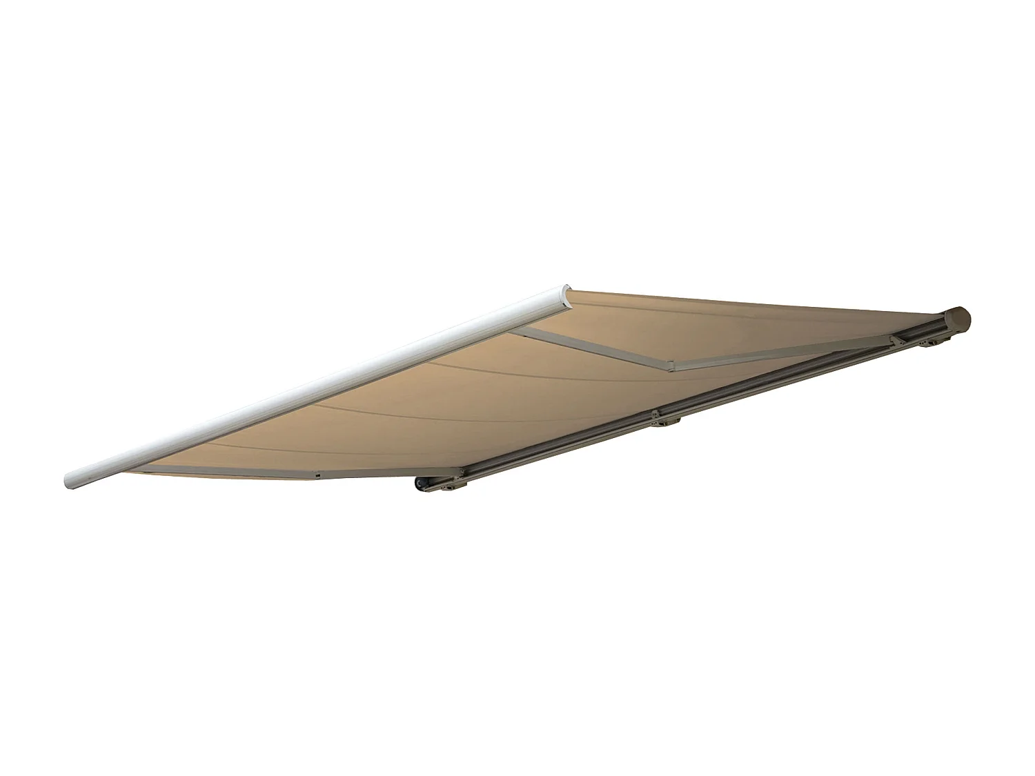 Elektrische Kassettenmarkise H123, Polyester Creme