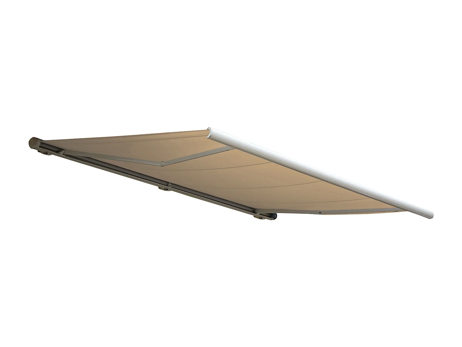 Elektrische Kassettenmarkise H123, Polyester Creme