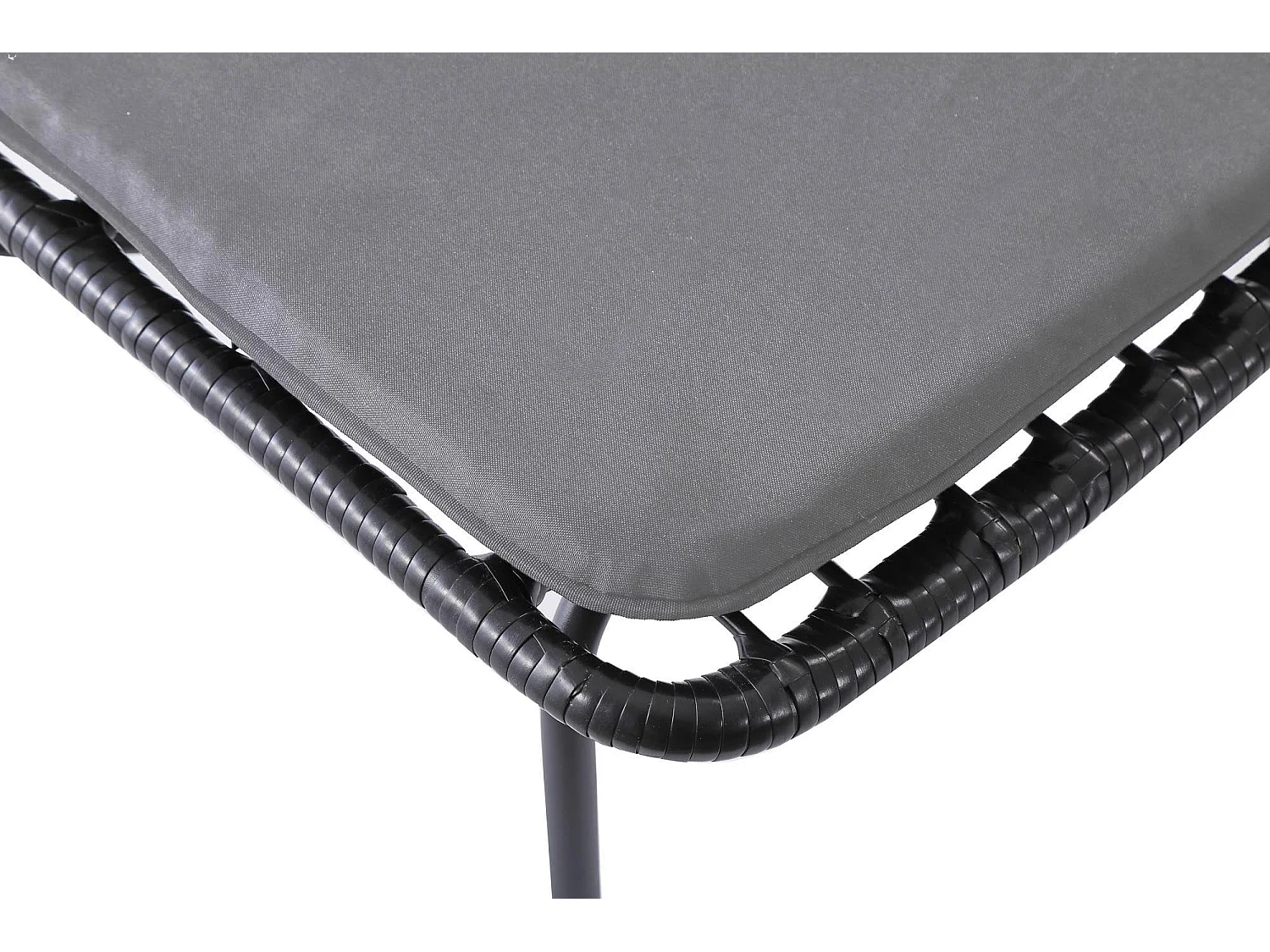 Chaise d'extérieur en rotin synthétique 47 x 43 cm