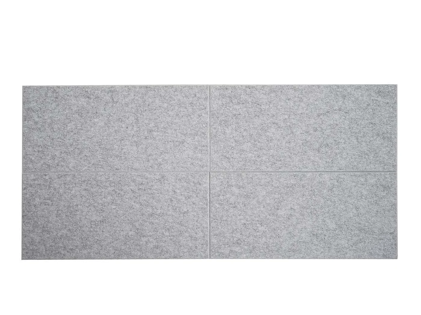 Panneau mural acoustique MCW-L52 (set de 6),  gris clair