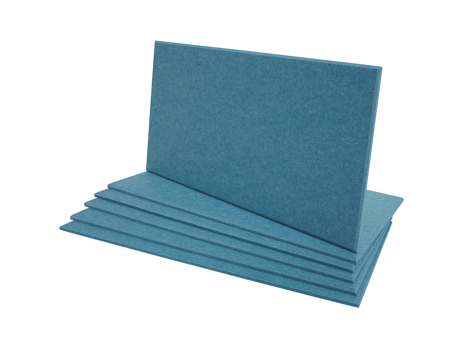 Panneau mural acoustique MCW-L52 (set de 6),  bleu