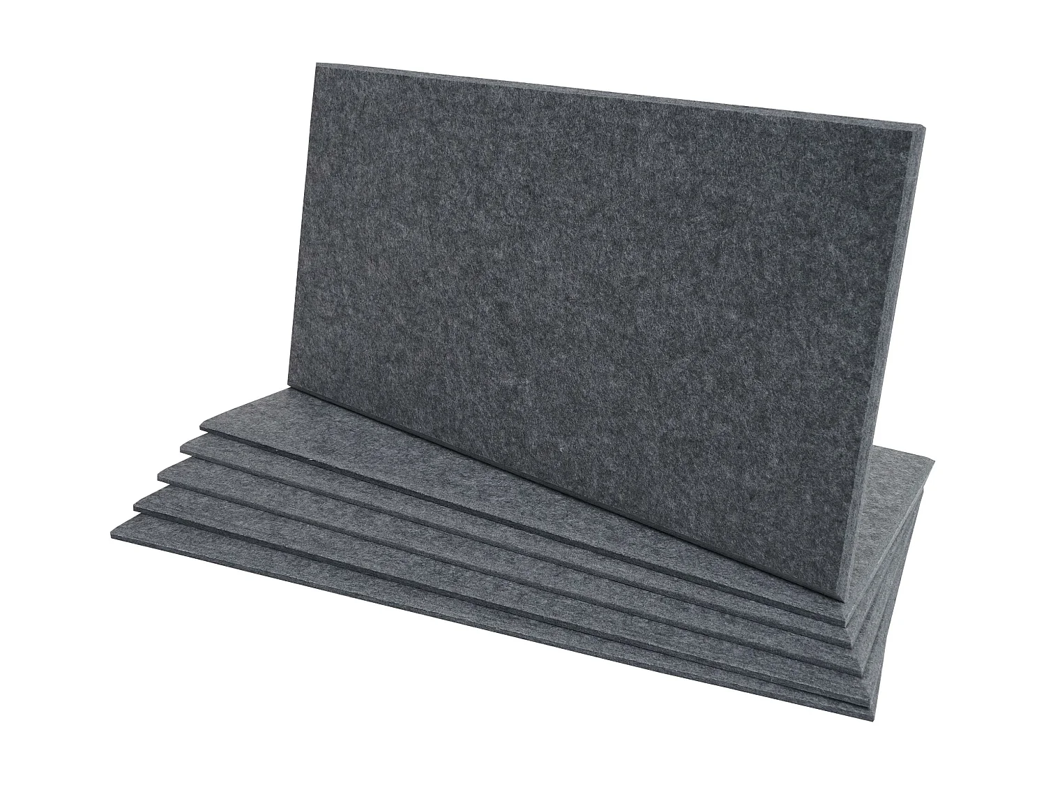Panneau mural acoustique MCW-L52 (set de 6),  gris