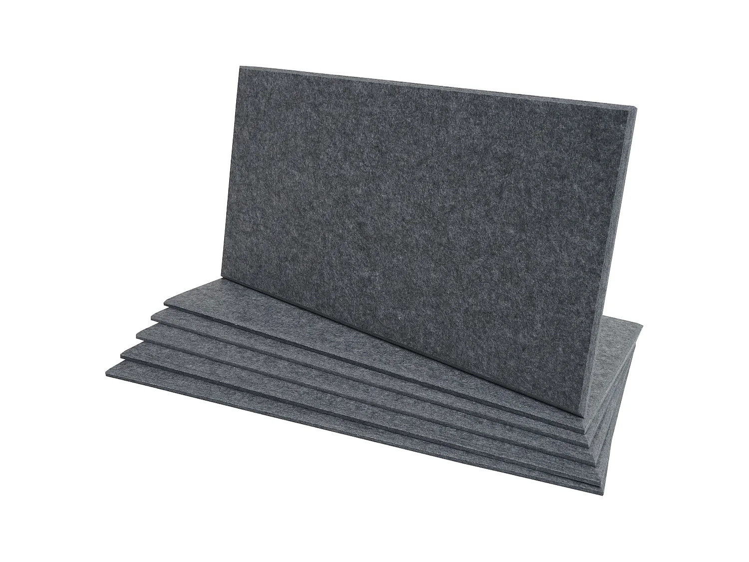 Panneau mural acoustique MCW-L52 (set de 6),  gris