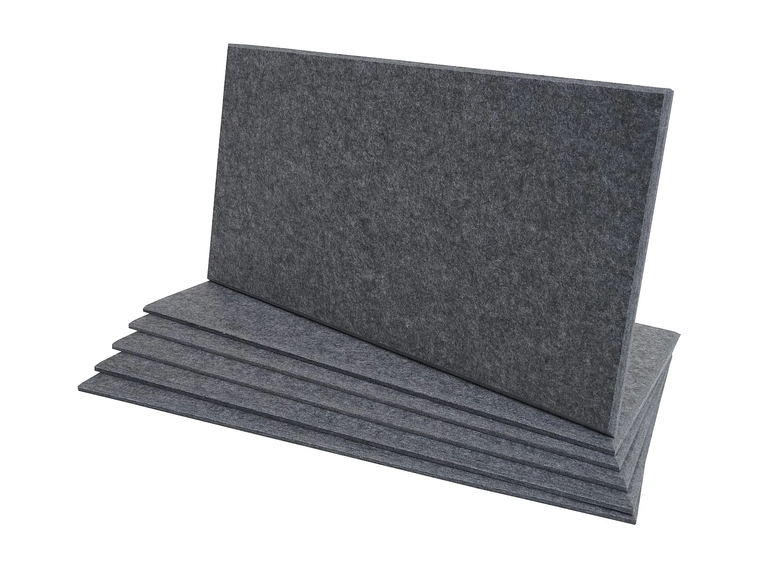 Panneau mural acoustique MCW-L52 (set de 6),  gris