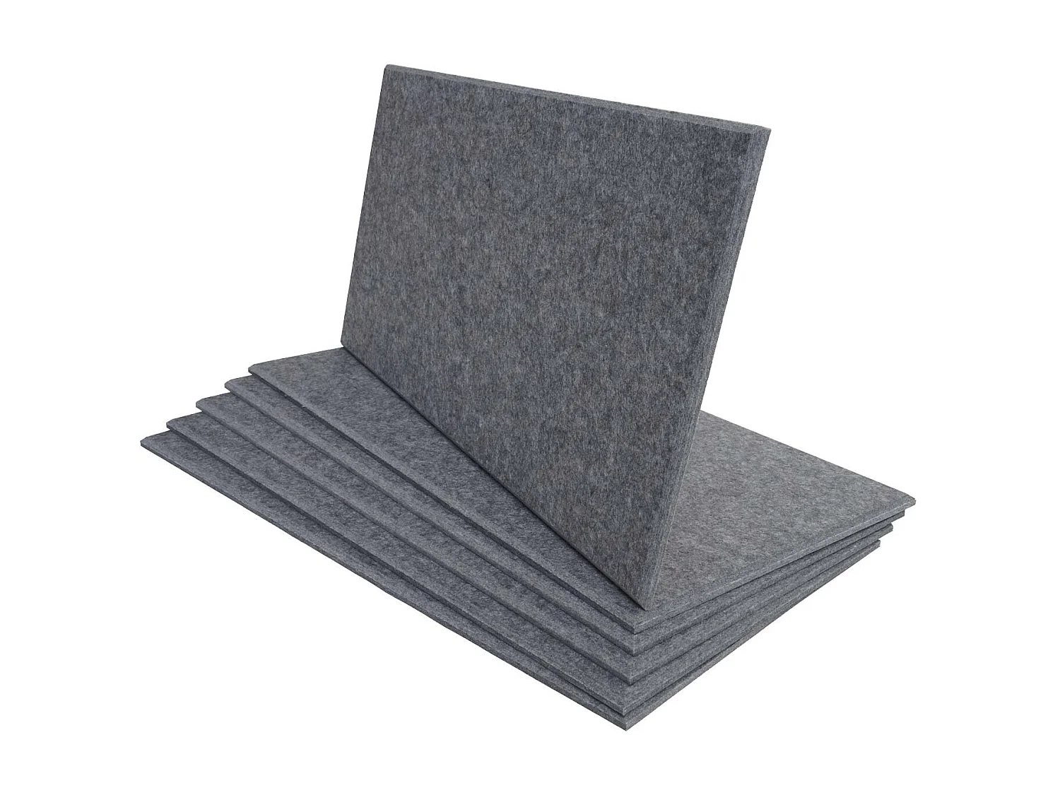 Panneau mural acoustique MCW-L52 (set de 6),  gris