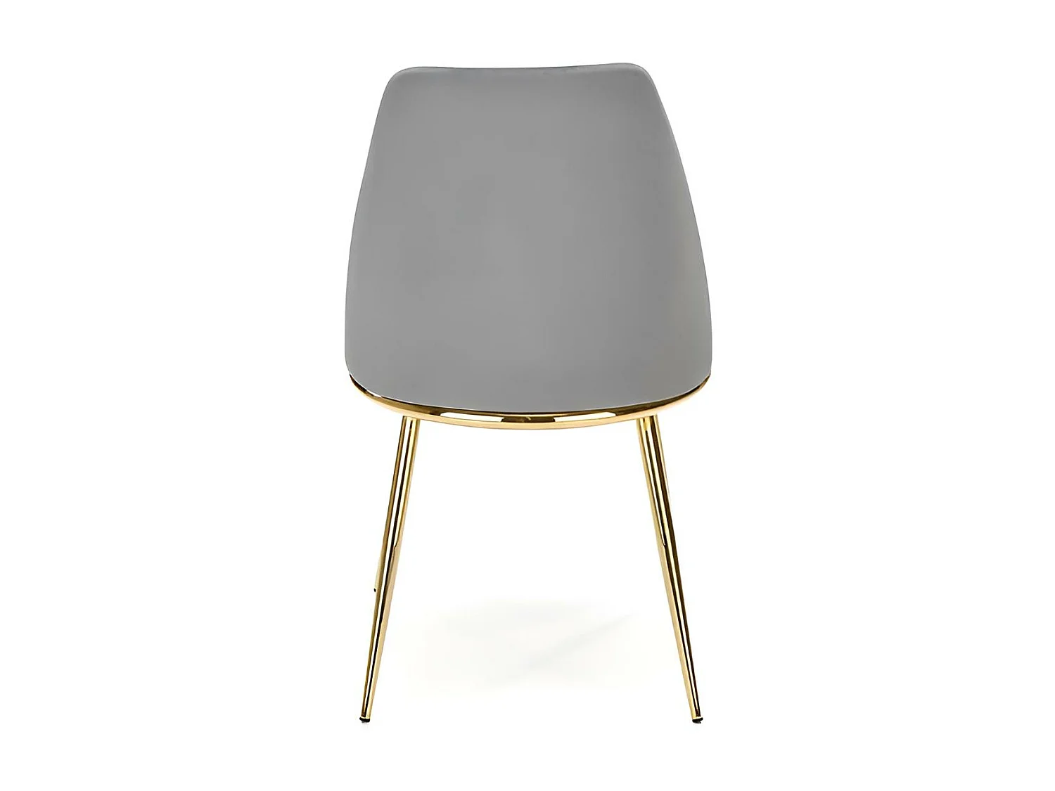 Chaise k460/Tessuto-Velluto/Grigio