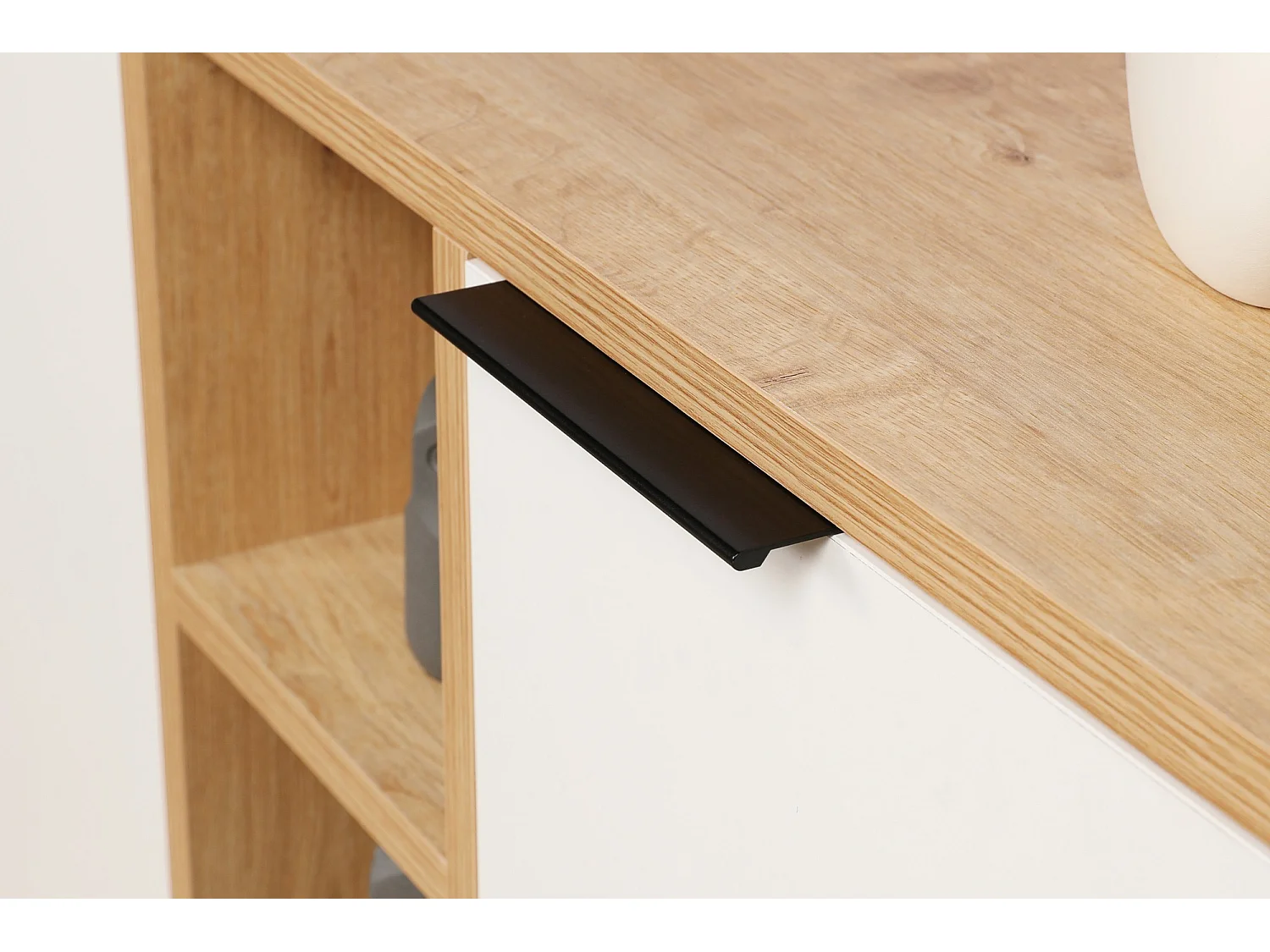 Buffet 3 niches et 3 portes L142 cm - Clara