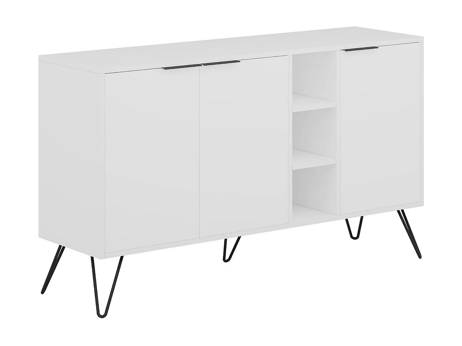 Buffet 3 nissen en 3 deuren L142 cm - Clara
