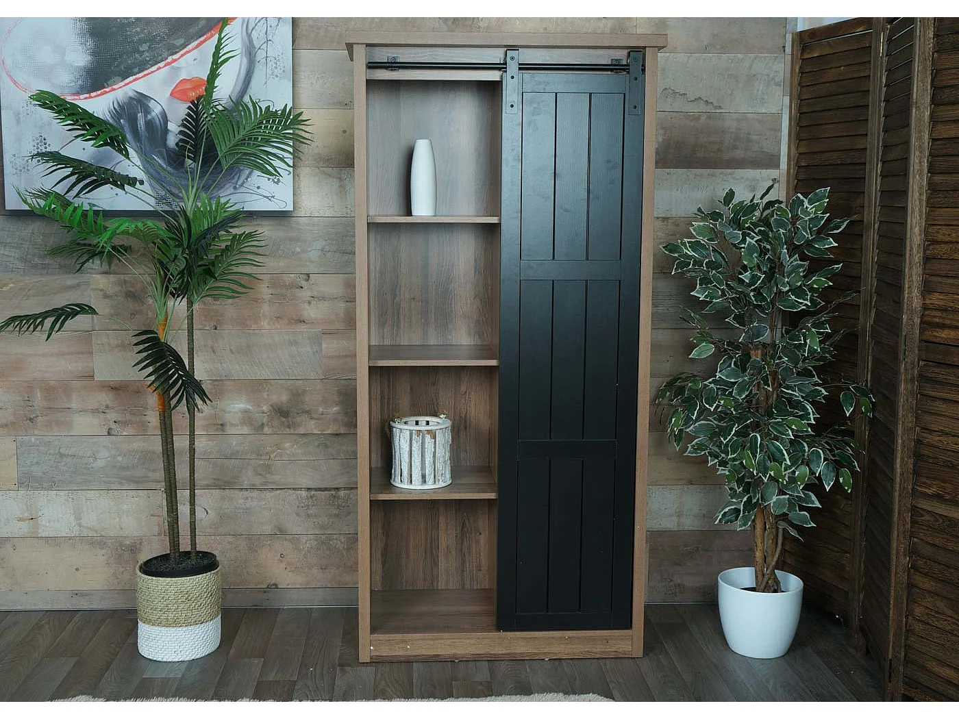 Armoire MCW-K75,  brun