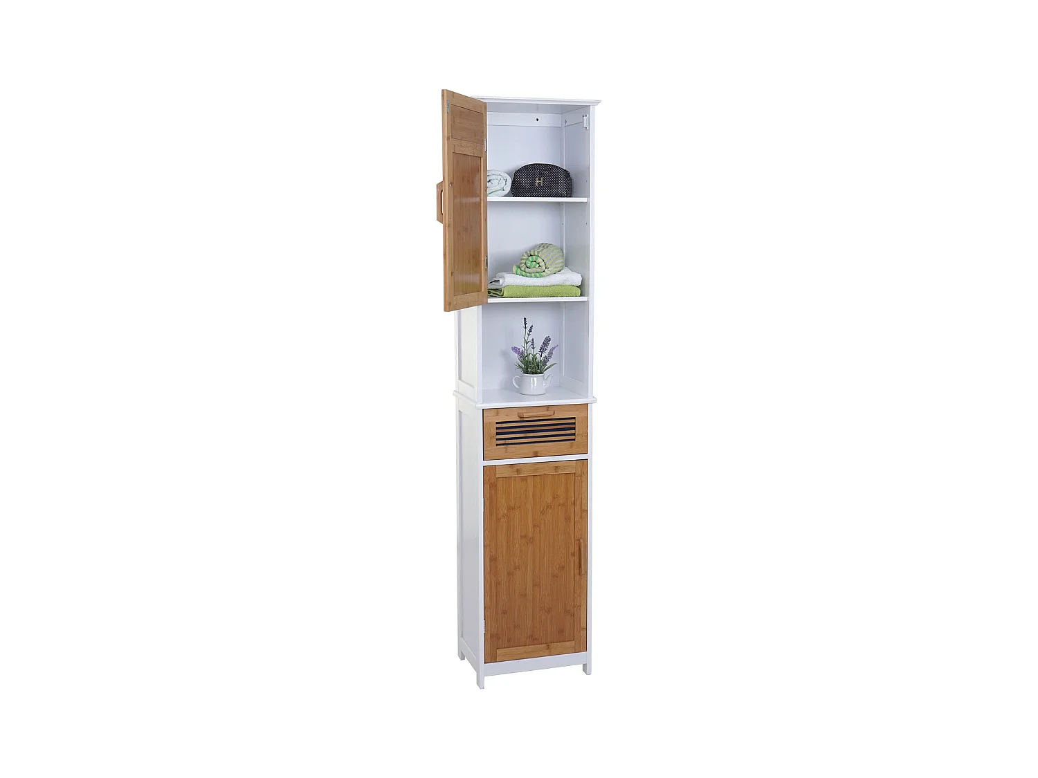 Armoire haute MCW-A85 Bambou