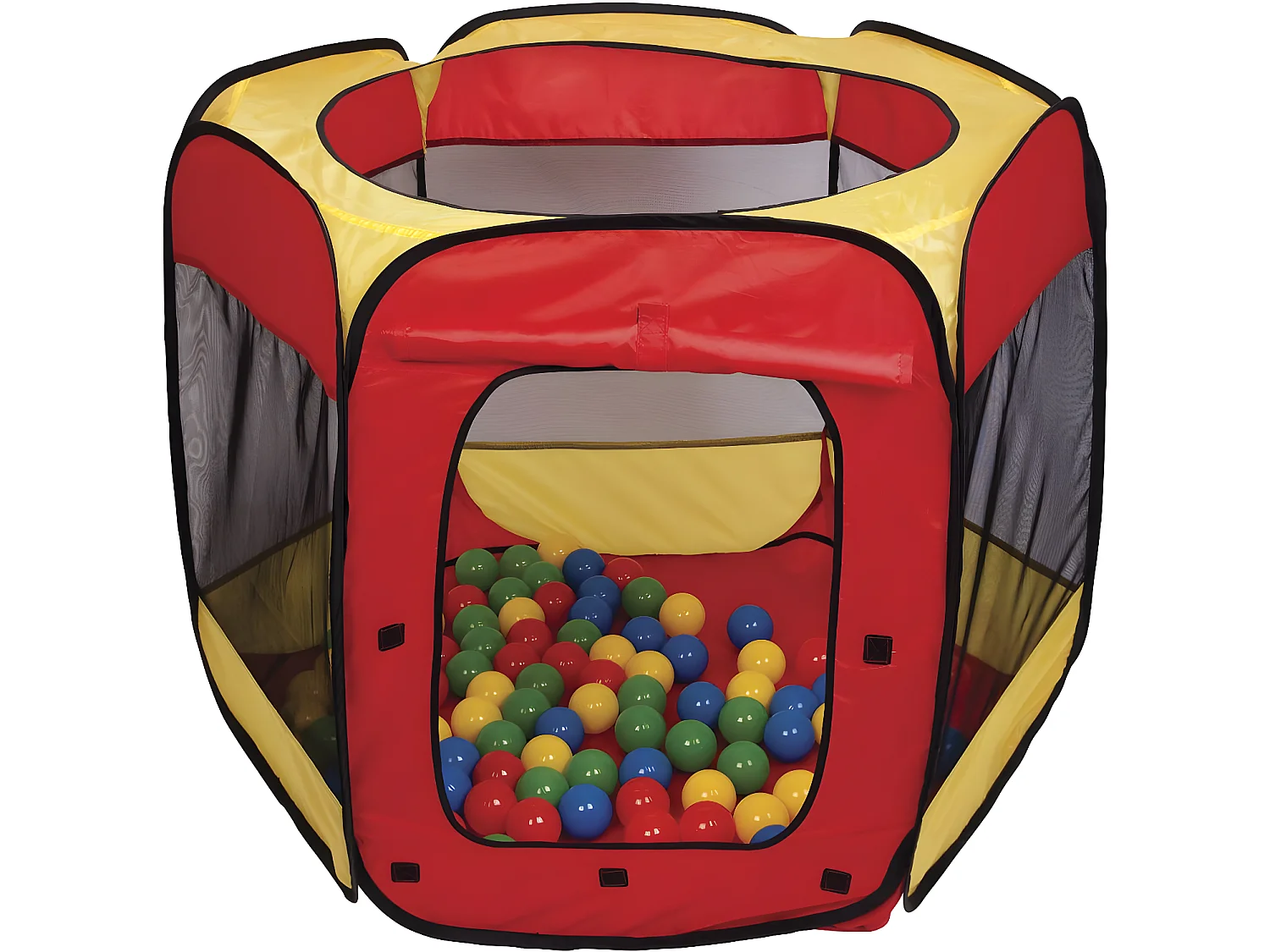 Tenda de bolas colorida com 100 bolas incluídas para crianças