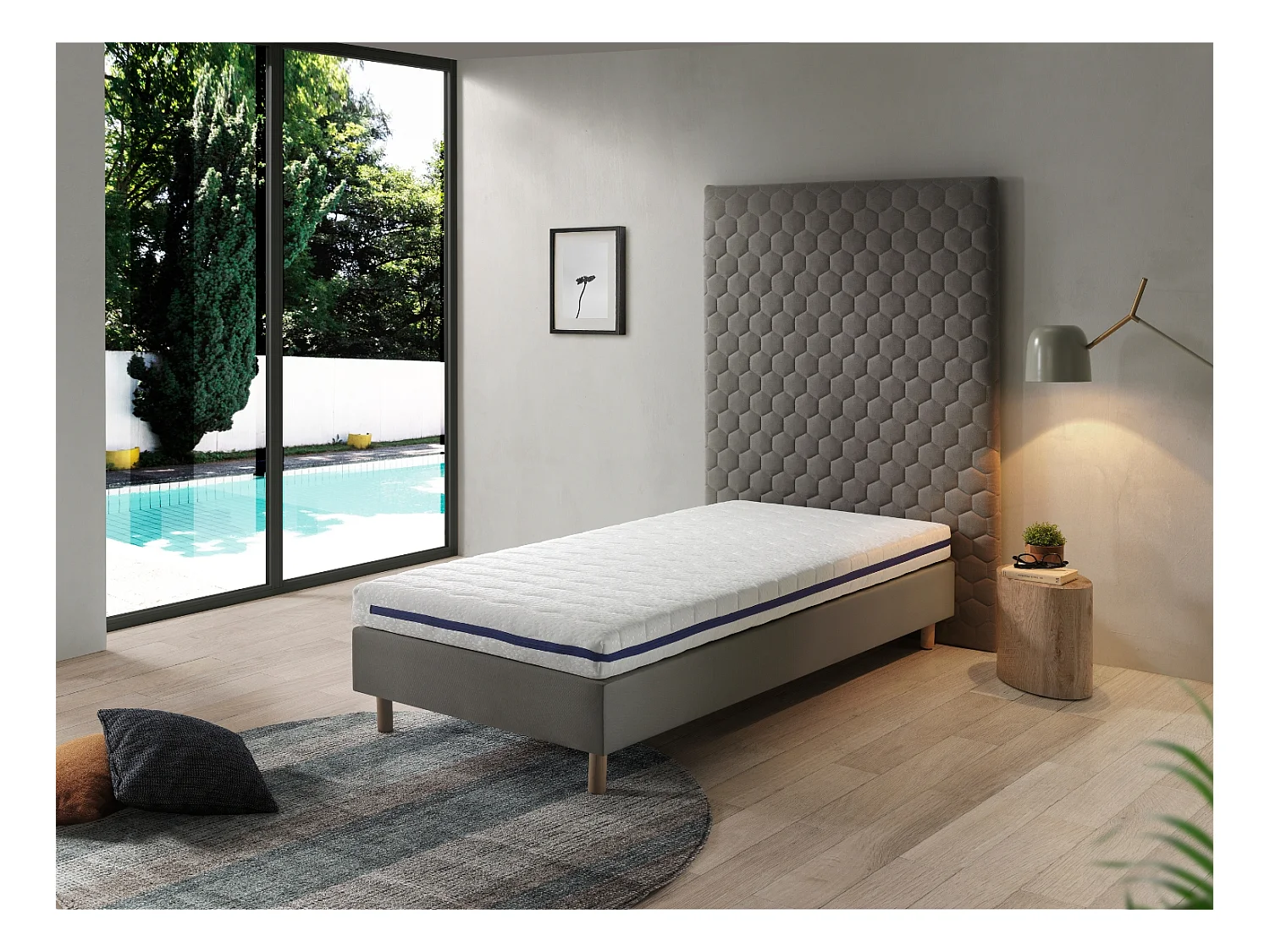 Colchon 80X180 STAR, Alto 11 CM, Nucleo traforato e traspirante