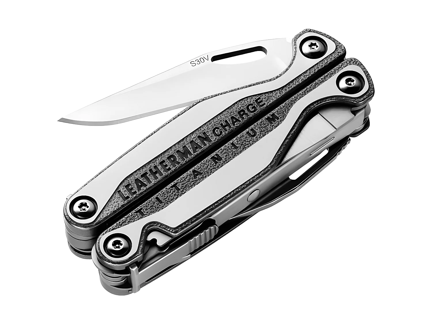 Outil Multifonction Leatherman Charge+ TTI en Cuir avec Étui en Titane